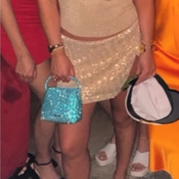 CULT GAIA Nile Solene Mini Crystal Top Handle Bag - Picture 3 of 4